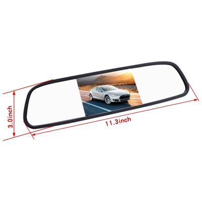 China Universal Mirror Link Tft LCD Mirror Car Rear View Monitor Car Replacement Mirror Monitor for sale