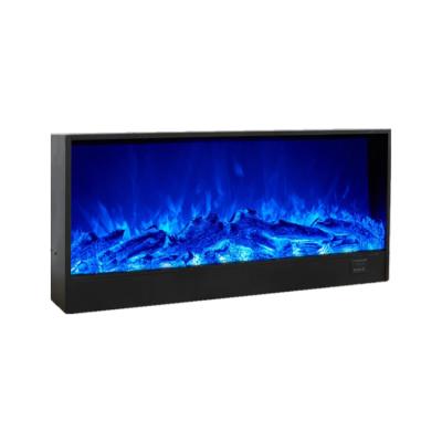 China Modern Decor Modern Electric Fireplace Insert One Sided Flame Indoor Electric Fireplace for sale