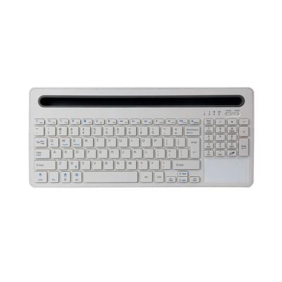 China OEM B021 wireless high quality keyboard slot wireless keyboard with touchpad Russian-English keyboard layout for sale