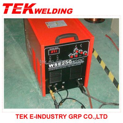 China Transistor MOSFET WSE250 AC/DC Stainless Steel TIG Welding Machine for sale