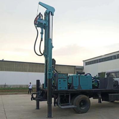 China Factory Wholesale High Efficiency Drilling Rig 300m Turkey Air Compressor Bore Water Well Drilling Rig for sale