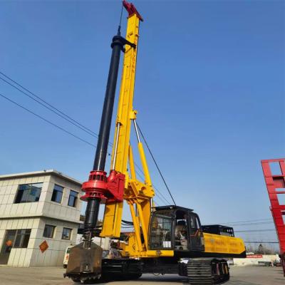 China Pile driving high quality hydraulic drilling rig photovoltaic solar mini piling concrete pile drilling rig machine for sale