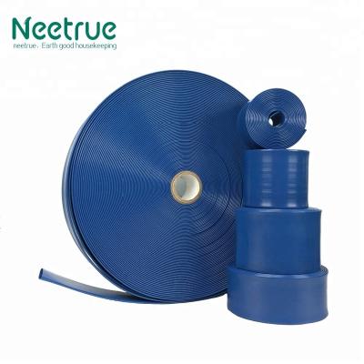 China Evironment-friendly PE layflat hose for backwash water discharge PE hose for swimming pool and garden hose for sale