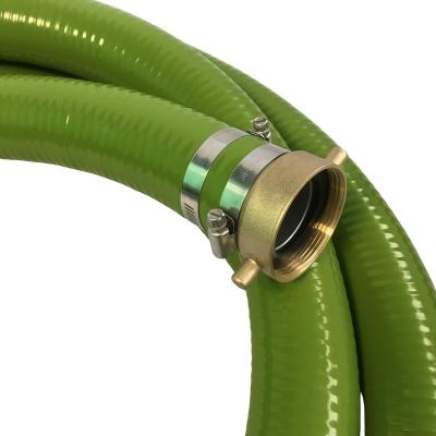 China Pump Suction and Heavy Duty PVC Suction Hose Irrigation Discharge Green 1 1/2