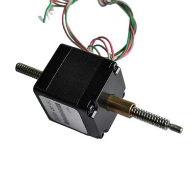 China NEMA11 28mm Linear Hybrid Stepper Motor Non Captive Run Through Shaft for sale