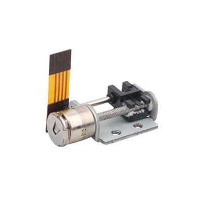 China 3.3V 2 Fase 20 Ω Motor paso a paso deslizante de curso corto para dispositivos de monitoreo para cámaras de seguridad de dispositivos portátiles en venta