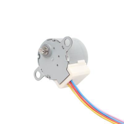 China 5-Volt-Dauermagnetelektromotor-Reduzierungsverhältnis1:64 übersetzte Schrittmotor/kleinen Kontrollen-Schrittmotor 24BYJ48 zu verkaufen