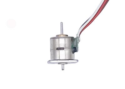 China 10mm Mini Permanent Magnet Stepper Motor 5v 2 fase 18 Graad Te koop