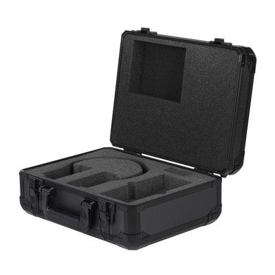 China Water Proof Shock Proof Aluminum Factory Tool Suitcase Storage Case Aluminum Suitcase With Foam for sale