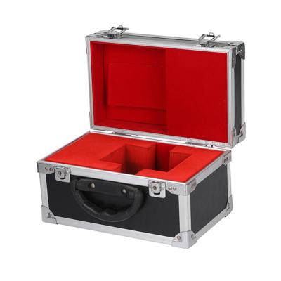 China Water Proof Shock Proof Wholesale EVA Aluminum Storage Camera Tool Case Black Red Box for sale