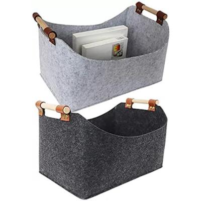 China Modern Household Waterproof Rectangular Laundry Basket Felt Drawstring With Removable Lid Bag for sale