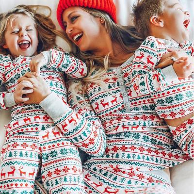 China 2021Drop Shipping QUICK DRY Christmas Family Matching Pajamas Adults And Kid Womens Clothes Suit Family Christmas Pajamas Sets for sale