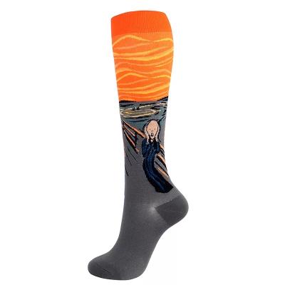 China Breathable Sock Football Slimming Ski Man Large Size Short High Quiality Graduated Long Compression Socks for sale