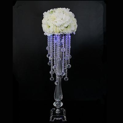 China Wedding Party Hotel Home Decor 70CM Centerpiece Event Decoration Acrylic Wedding Road Lead Party Decor for sale