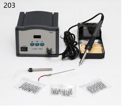 China Hot Selling 90W Smart Lead-free PCBA Repair Motherboard Repair 203H Soldering Station With High Frequency Eddy Current For 200 Series Tips for sale