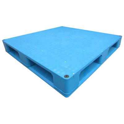 China Double Faced Cross Bottom Flat Surface Dynamic Industrial Plastic 2T Pallets for sale