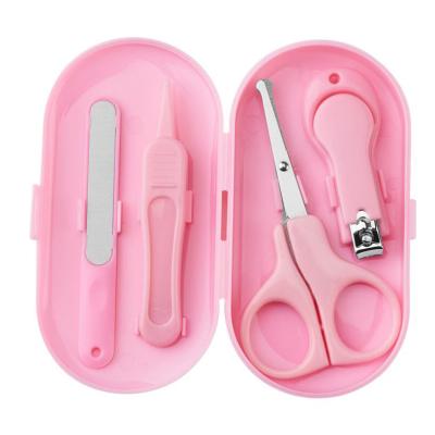 China 2019 Wholesale Baby Protect Baby Grooming Kit Safety Cleaning Tools 4 Pcs Set Baby Care Kit for sale