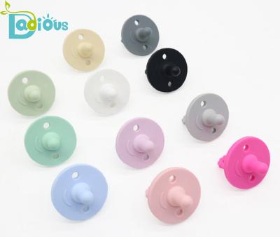 China Amazon BPA Free Hot Mockups Heat Resistant Makers Supply Baby Silicone Pacifier Baby Teether for sale