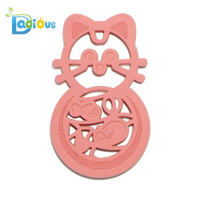 China China Manufacturer Bulk BPA Free Food Grade Free Teething Toys Funny Silicone Baby Teether Wholesale for sale