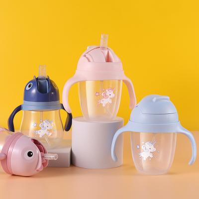 China BPA Free Baby Bottle 210ml BPA Free Baby Bottle With Straw for sale