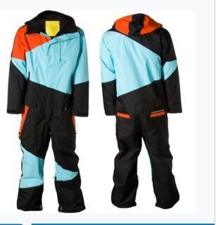 China One Piece men windbreaker snowproof snowboard suit,ski jumpsuit for sale