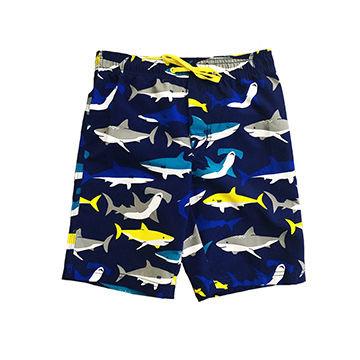 China Cute Boys' Printed Beach Shorts, Breathable, Non-toxic, Quick DrySoft and Comfortable for sale