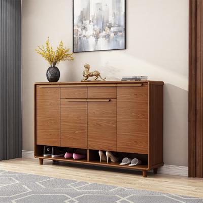 China New Chinese Shoe Rack Cabinet Furniture Storage Cabinet Modern Luxury Solid Wood Shoe Cabinet for sale