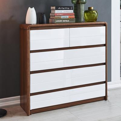 China New Chinese / 2021 modern best-selling 5 drawers living room 5 drawers wood chest bedroom white wardrobe for sale