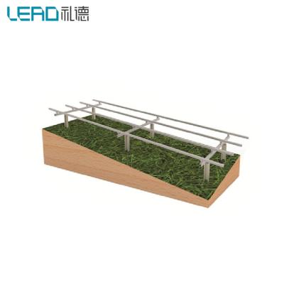 China Hard Solar Mounting Structure Strut Aluminum Profile Solar Rack System Ground Solar Mounting System for sale