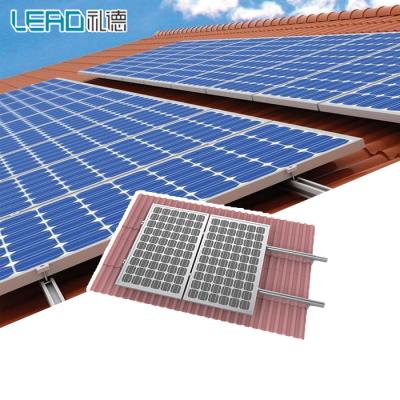 China Home Solar Roof Panel Roof Rack Roof Mount Structure Solar Tile Mount Bracket for sale