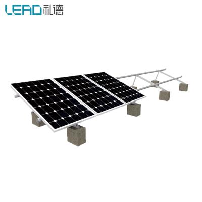 China Solar System Roof Structure Solar Panel Strut Bracket Hard Aluminum Mounting System for sale