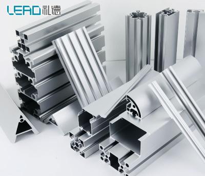 China Aluminum Transport Tools T Slot Aluminum Square Extrusion Aluminum Extrusion Pipe for sale