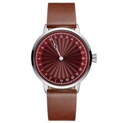 China High Quality Day/Date 24 Hours Function Sapphire Glass Water Proof Unisex Minimalist Wristwatch For Women And Men for sale