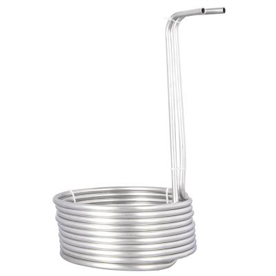 China Beverage Cooling Stainless Steel Condenser Coil Pipe / Wort Chiller for sale