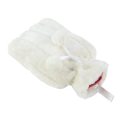 China For Warm In The Winter Hot Sale Natural Rubber Hot Water Bottle Bag 2 Liter Plush Hot Water Bottle Cover Fabric Soft Flannel Blanket With Cover for sale