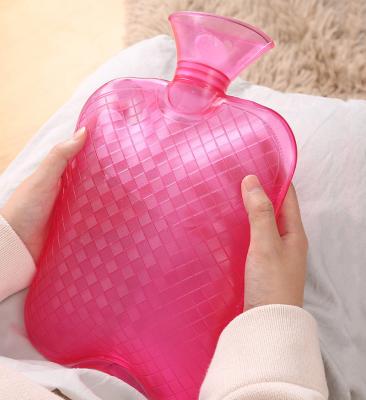 China For hot in the EU PVC hot water bottle portable hot water bottle winter sale hot water bag factor wholesale for sale