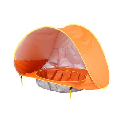 China Easy and Portable Outdoor Play Automatic Quick-open Children's Beach Tent Kids Play Sand Shade Playhouse on the Beach for sale