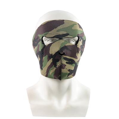 China Breathable Breathable Tactical Camouflage Full Face Cover Balaclava For Riding And Cycling for sale