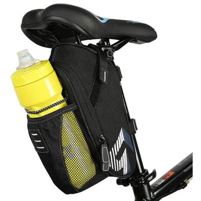 China Waterproof 900D Polyester Bike Saddle Frame Bag Under Seat Pack For Mountain Road Riding Cycling Supplies for sale