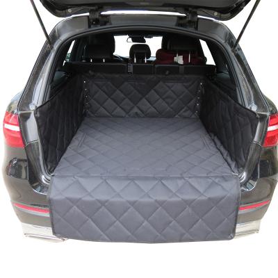 China Water Resistance Stitched Pet Cargo Cover For SUV Car Trunk Protector With Non-Skid Backing for sale