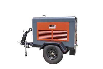 China manufacture Diesel Portable Screw Air Compressor for sale