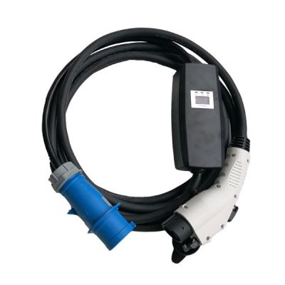 China 16A industrial electric vehicle charging station type 1/portable evse 240v j1772 level 2 charger cable mode 2/evse fast charging cable for sale