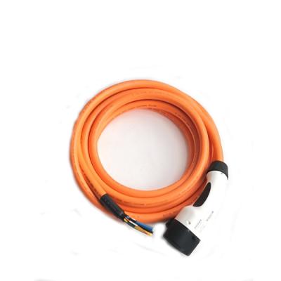 China EV industrial car Duosida plugs and EV charging connectors of plug SAE j1772/SAE electric vehicle charger parts open end plug with cable for sale