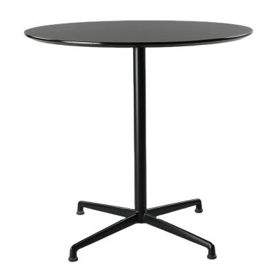 China PANEL around high quality wood ingenious stealth metal durable dining table for sale