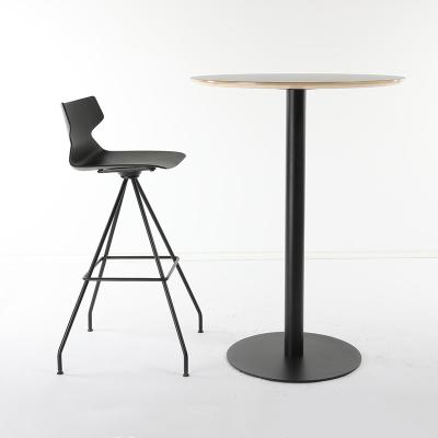 China Cheap Bar Table Popular Simple Style Round High Top Bar Tables And Chairs for sale