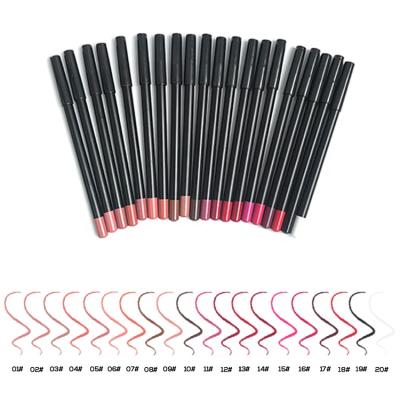 China Waterproof high quality metal set creamy lipliner pencil custom lipstick nude for sale