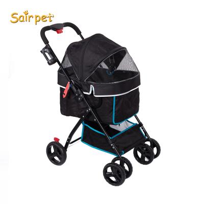 China Sustainable Pet Jogger Light Dog Travel Walker Teddy Puppy Trolley Small Cat Pet Walking Supplies for sale