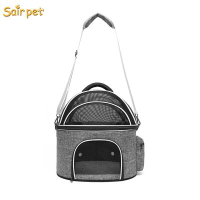 China Breathable Pet Travel Carrier Airline Approved Collapsible Pet Carrier For Medium Small Puppy Dogs Cat Expandable Pet Bag for sale