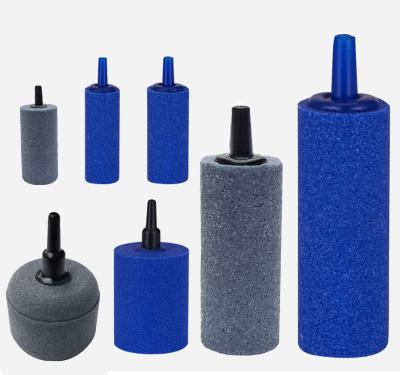 China HiSin AS/BS Series Blue Cylinder 7 Boxes Blue Gray Air Stone For Hydroponics /Aquarium/Aquatic Product Conveying / Sewage Treatment for sale