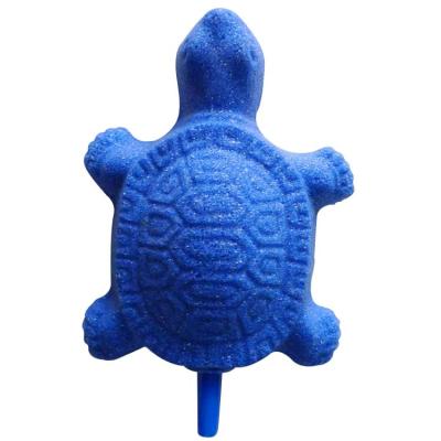 China HiSin/HaiXin AS044 Viable Blue 60*77mm Turtles Style Bulk Cartoon Air Farm Fish Farming Aquarium Stone Accessories, Aquarium Decoration for sale